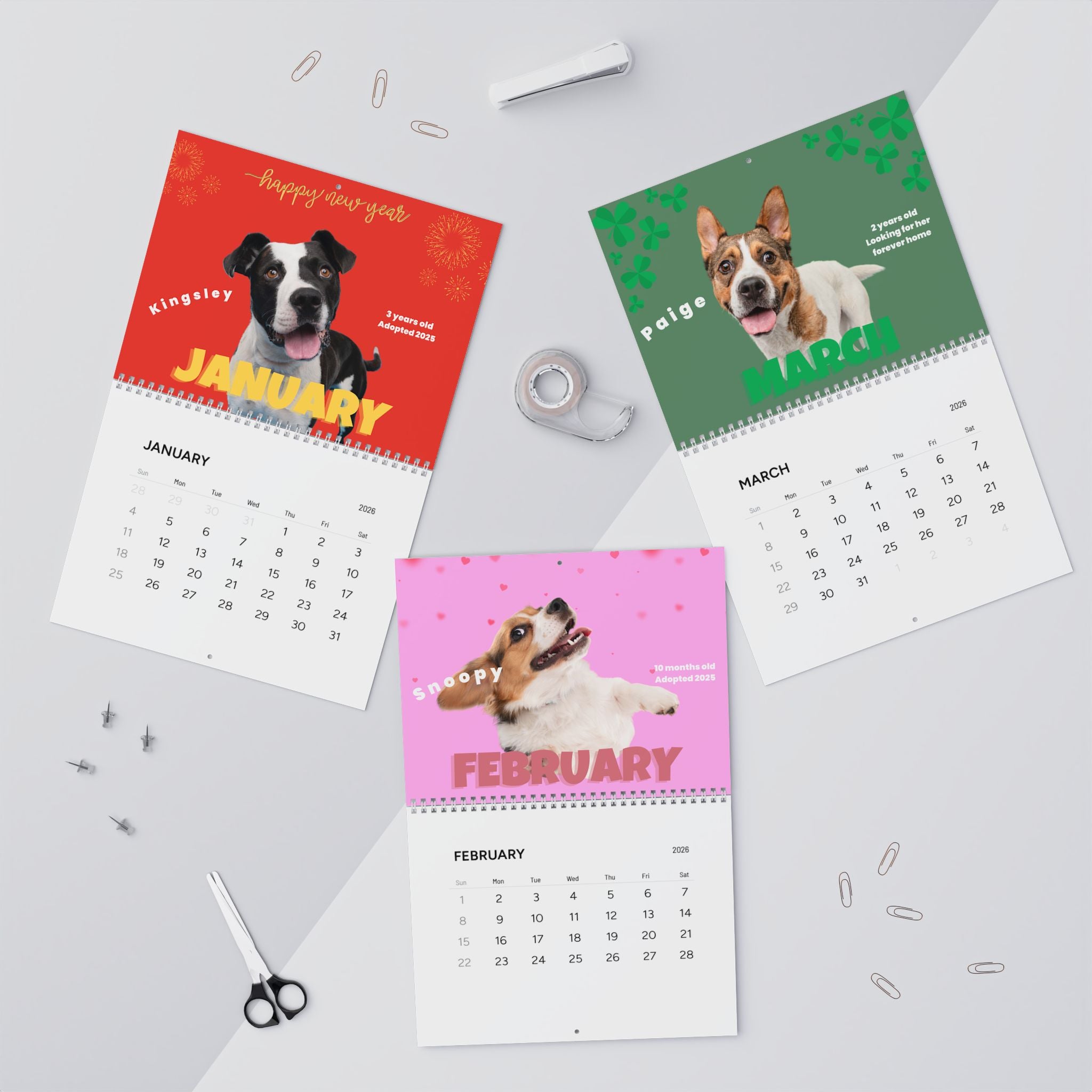 2026 Pet Calendar - Good Tails Rescue